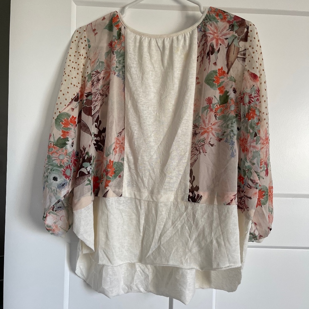 3/4 sleeve blouse